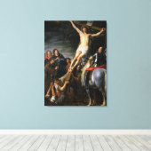 十字架を上げる、1631年～37年 キャンバスプリント (インサイチュ (ウッドフロア))