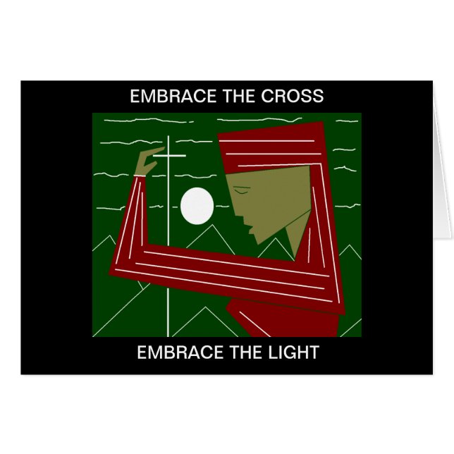 十字架を受け入れて光を受け入れる (正面横)