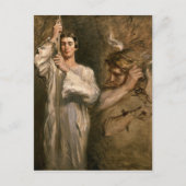 十字架を手にした青年 ポストカード (正面)