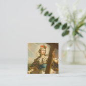 十字架を持つコンスタンティノープルのセントヘレナ スクエア名刺 (スタンド正面)