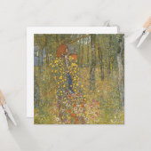 十字架を持つ農園(Gustavクリムト) カード (正面/裏面インサイチュ)