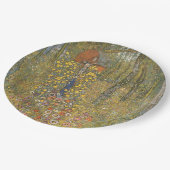 十字架を持つ農園(Gustavクリムト) ペーパープレート (アングル)