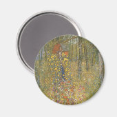 十字架を持つ農園(Gustavクリムト) マグネット (正面/裏面)