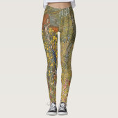 十字架を持つ農園(Gustavクリムト) レギンス (正面)