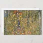 十字架を持つ農園(Gustavクリムト) 便箋 (正面/裏面)