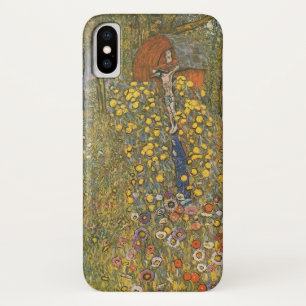 十字架を持つ農園(Gustavクリムト) iPhone X ケース