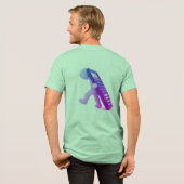 「十字架を負わねばならない」 トライブレンドＴシャツ (フル背面)