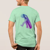 「十字架を負わねばならない」 トライブレンドＴシャツ (裏面)