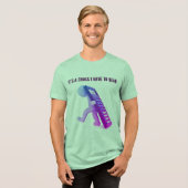 「十字架を負わねばならない」 トライブレンドＴシャツ (正面全面)