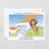 十字架を運ぶカルヴァリ・キリストへの行列 ポストカード (正面/裏面)