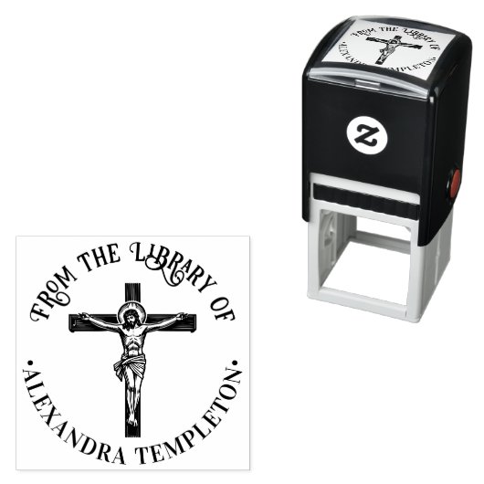 十字架イエスの十字架の書名#1P セルフインキングスタンプ (インサイチュ)