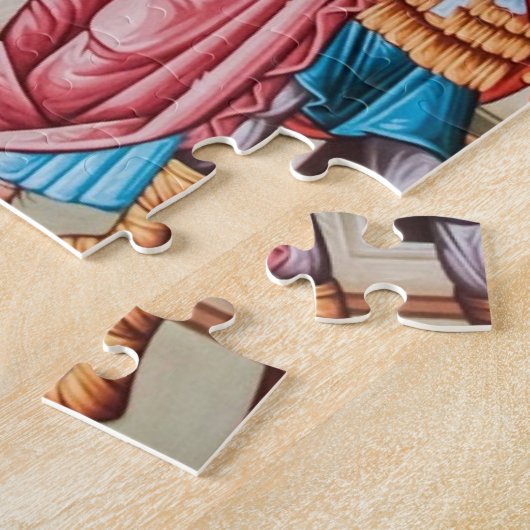 十字架イエスキリスト正教会のキリスト教のアイコン ジグソーパズル (側面)