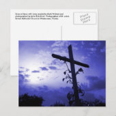 十字架イエス私はつる植物キリスト教のポストカード ポストカード (正面/裏面)