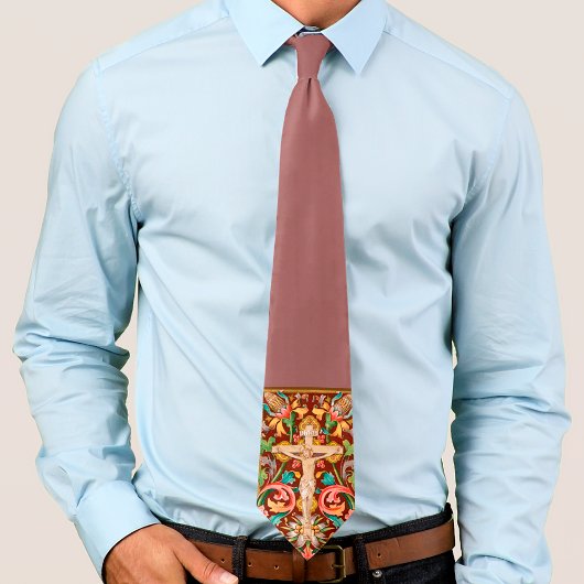 十字架イエス・レンテン ネクタイ