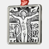 十字架オーナメント メタルオーナメント (左)