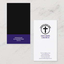 十字架クリスチャン教会の牧師または伝道者 名刺