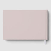 十字架シンプル愛の思い出の葬儀 ゲストブック (裏面)