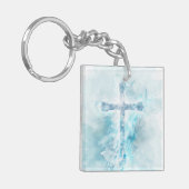 十字架デジタルアート キーホルダー (正面左)