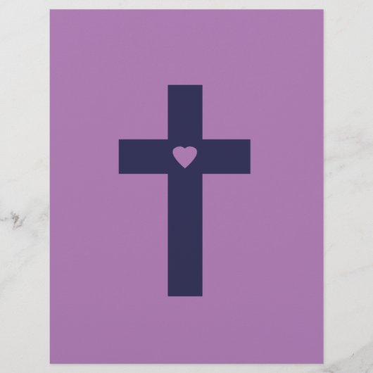 十字架ハート チラシ (正面)
