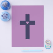 十字架ハート チラシ (シングル)