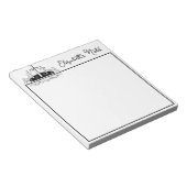 十字架パーソナライズされた ノートパッド (アングル)