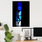 十字架プリント ポスター (ホームオフィス)