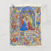 十字架ヴァージンメアリーは良い金曜日中世を貸した ポストカード (正面)