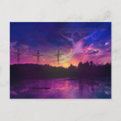 十字架上でのイエス・キリストの十字架刑 ポストカード (正面)