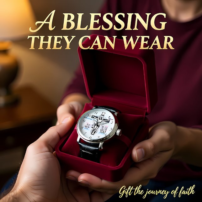 十字架上のイエスの代理 腕時計 (クリエイターアップロード済み)