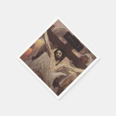 十字架上のイエス・キリスト スタンダードカクテルナプキン (角)