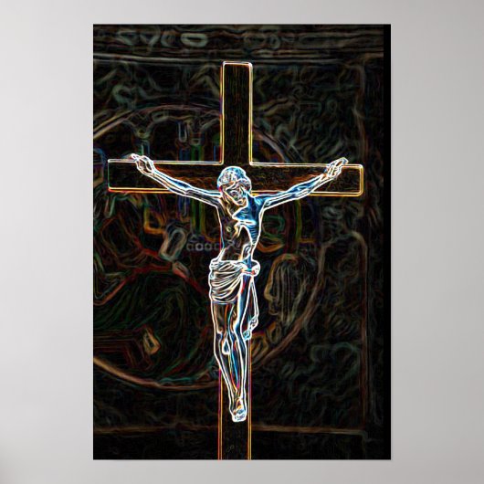 十字架上のイエス ポスター (正面)