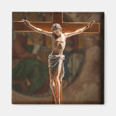 十字架上のイエス マグネット (正面)