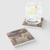 十字架上のキリスト ストーンコースター (横)