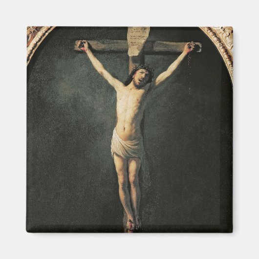 十字架上のキリスト マグネット (正面)