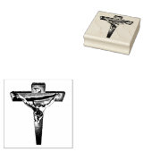 十字架上のキリスト ラバースタンプ (押印)