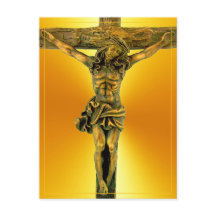 十字架上のキリスト　信仰に焦点を当てて　ポストカード
