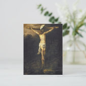 十字架上のキリスト， 1672 ポストカード (スタンド正面)