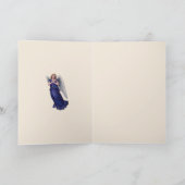 十字架付きの聖天使フローラ カード (内部)