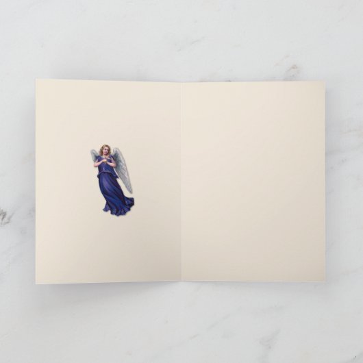 十字架付きの聖天使フローラ カード (内部)