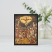 十字架刑の場面1711 ポストカード (スタンド正面)