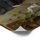 十字架刑の復活イエス・キリスト・イースター ポスター (角)