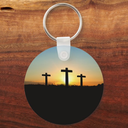 十字架刑は日没に渡る キーホルダー (正面)