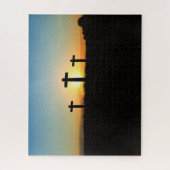 十字架刑は日没に渡る ジグソーパズル (縦)