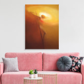 十字架刑：キリストスケッチすべて自分自身へ キャンバスプリント (インサイチュ (リビング))