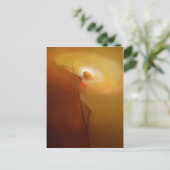 十字架刑:キリストスケッチすべて自分自身へ ポストカード (スタンド正面)