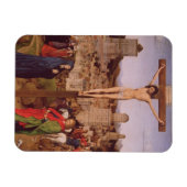 十字架刑(パネル上の油) マグネット (横)