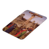 十字架刑(パネル上の油) マグネット (左側)