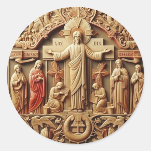 十字架刑 ラウンドシール (正面)