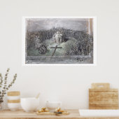 十字架刑(紙のW/cとガッシュ) ポスター (キッチン)