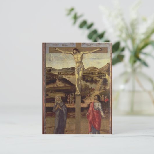十字架刑c.1455 ポストカード (スタンド正面)